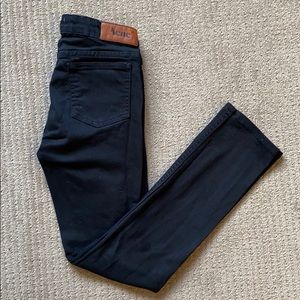 EUC Acne Mid Rise Slim Jeans
